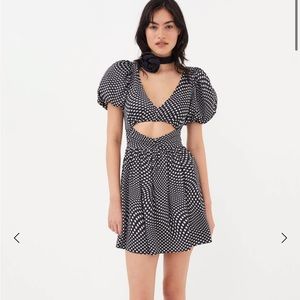 For Love and Lemons Anya Puff Sleeve Dress